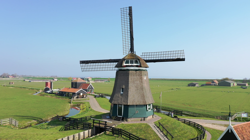 Dronefoto van Molen de Breek