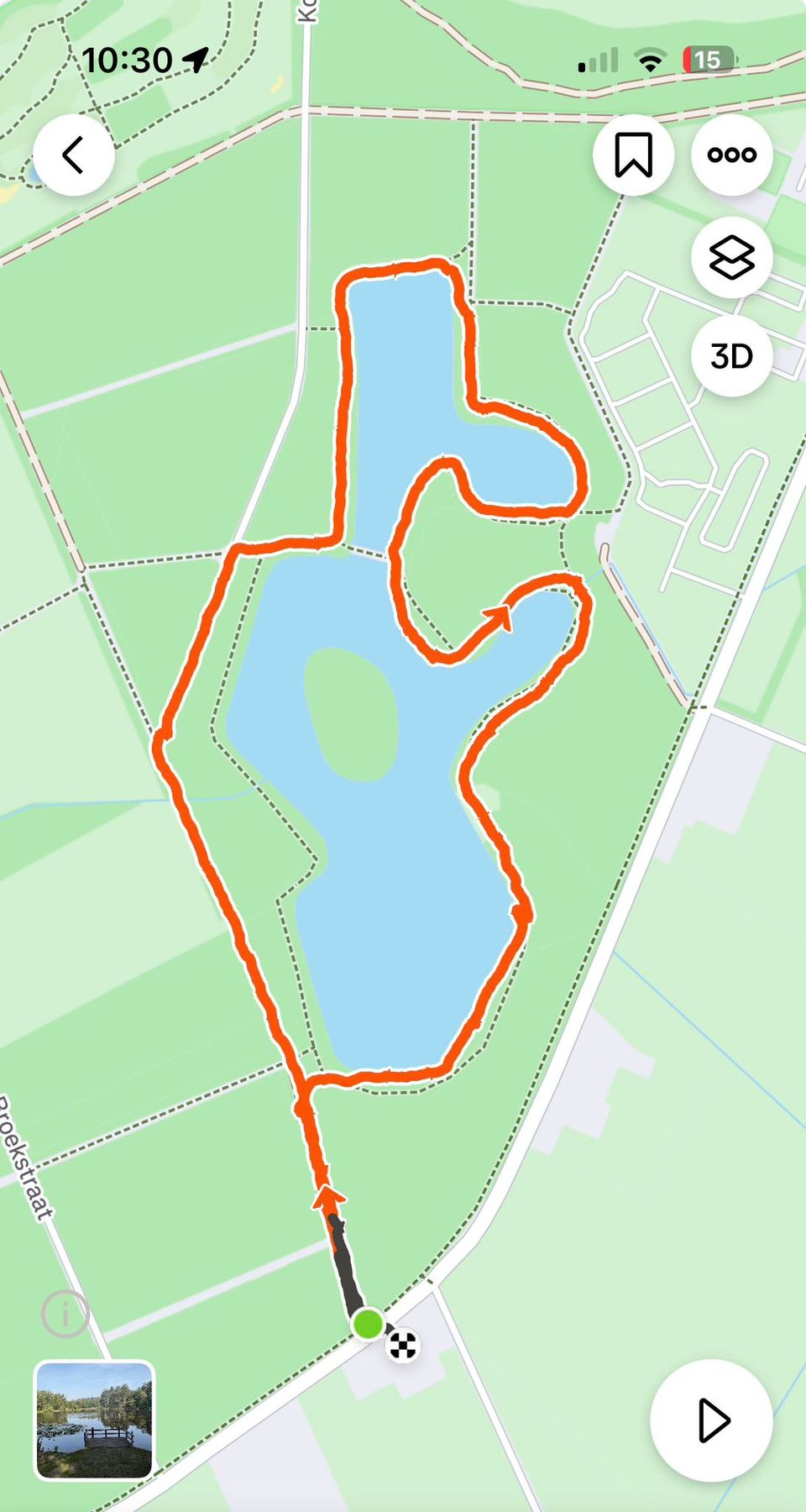 wandelroutekaartje