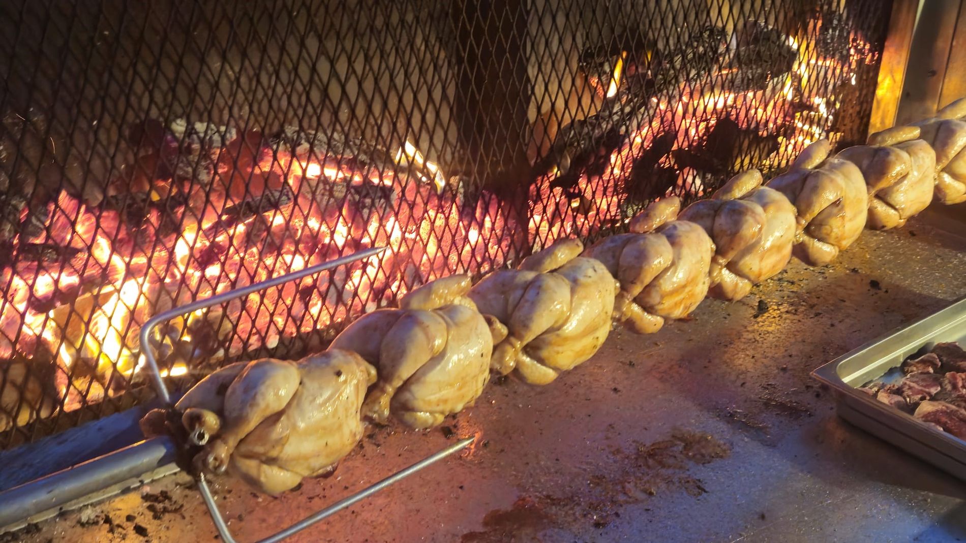 Grill aan het spit