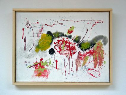 Kleurrijk schilderij