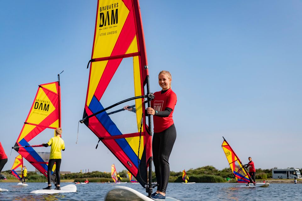 Beginner Windsurfen Groepscursus