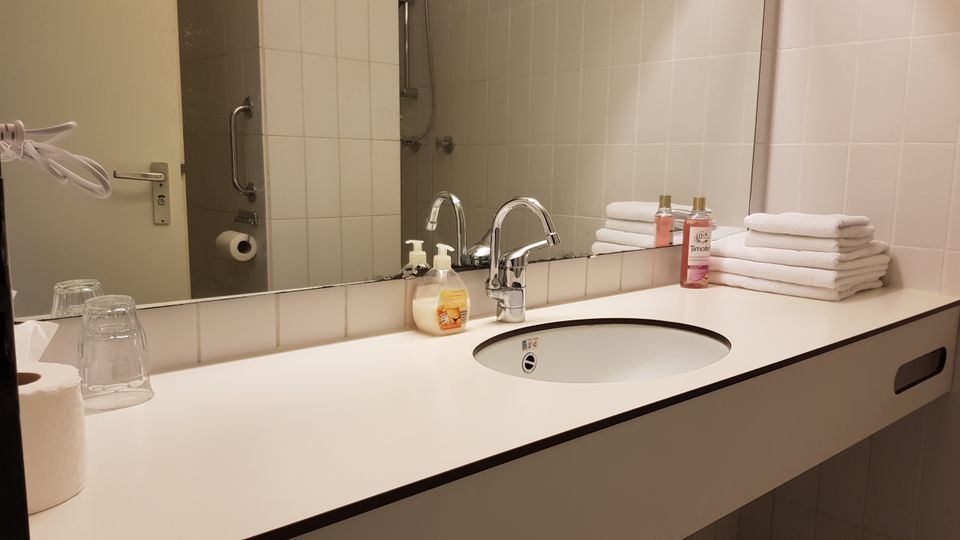 Bathroom with shower and toilet