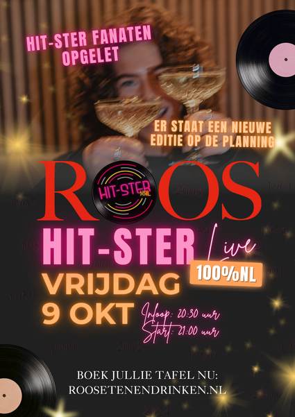 Flyer Hit-ster Live