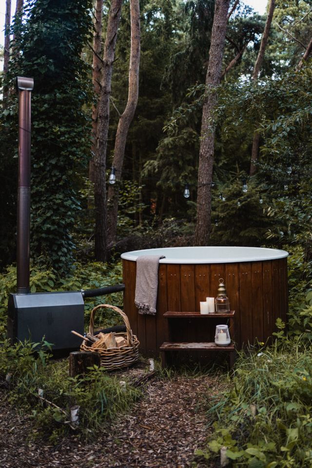 Boshuisjes Eden hottub