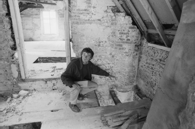 Bouwhistoricus Ad van Drunen in 1987