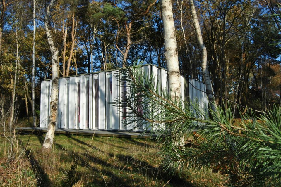 Een art house in de Drentse natuur.