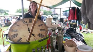 Rommelmarkt in het Sportpark te Uden op Hemelvaartsdag : donderdag 14 mei