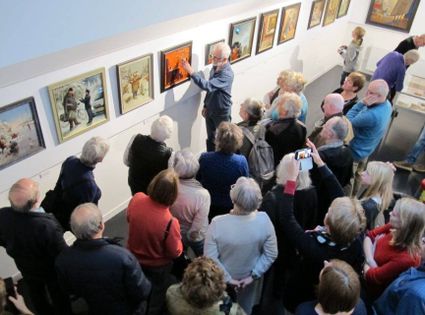 Tentoonstelling 'Van Dokkum naar Harderwijk' met werk van Marius van Dokkum in het Stadsmuseum Harderwijk