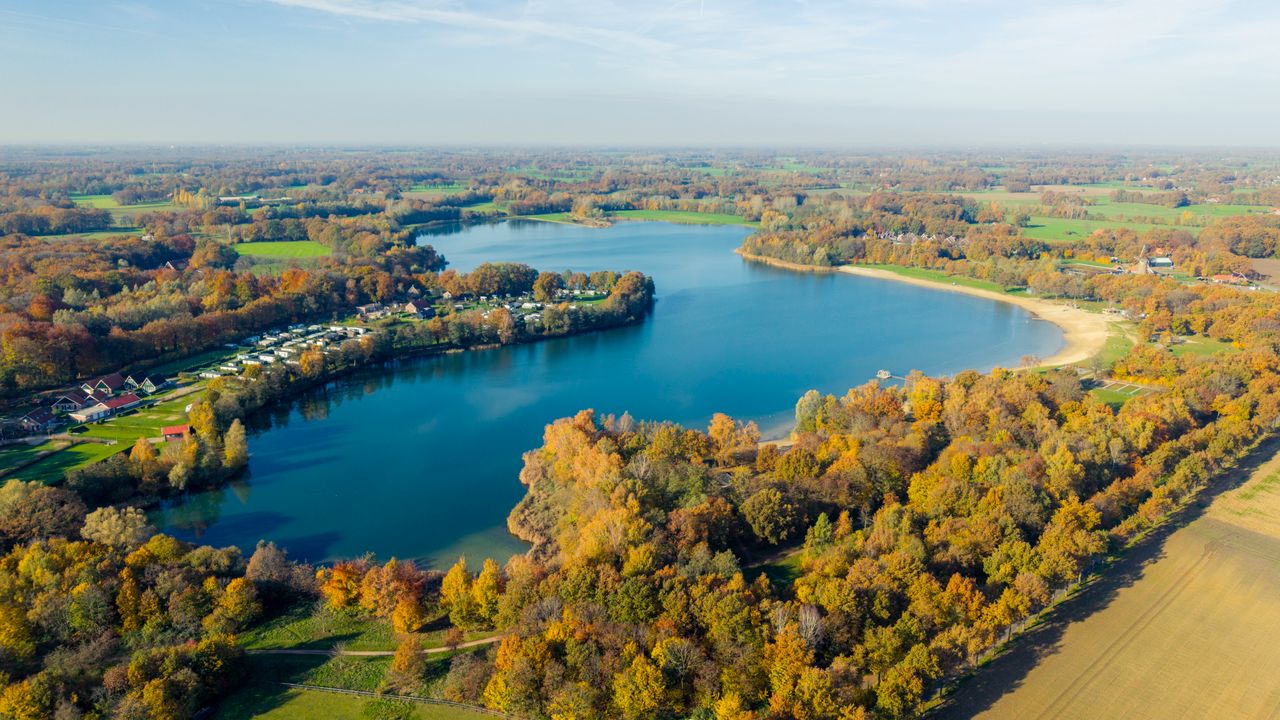 Luchtfoto Hilgelo herfst