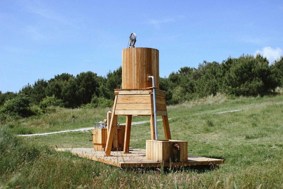 waterroute Pomp bij tuintjes Vlieland