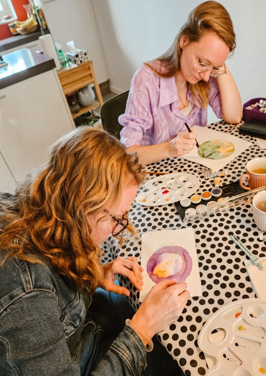 Workshop - Watercolor universe - DotsbyGemma
