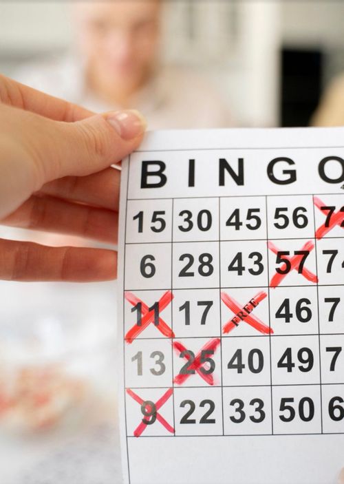 een bingo kaart