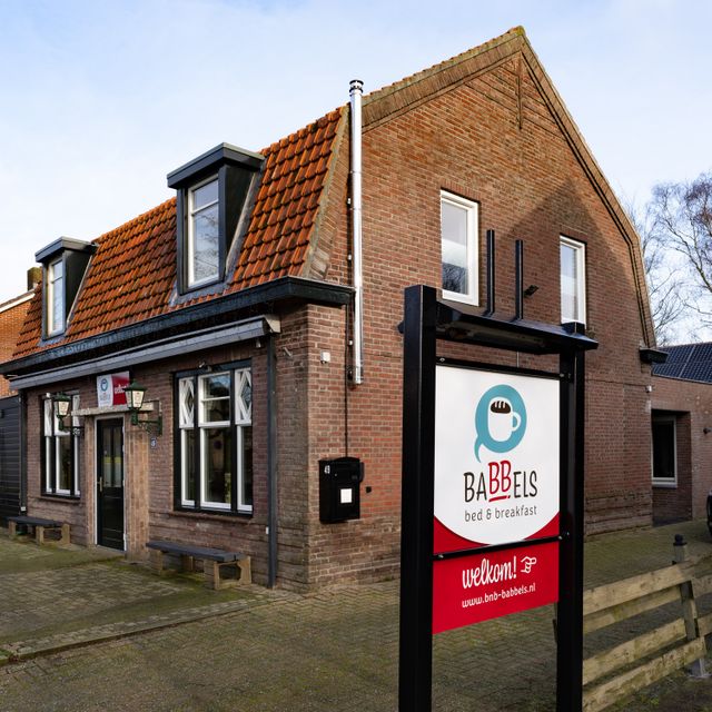 Vooraanzicht Babbels Bed and Breakfast