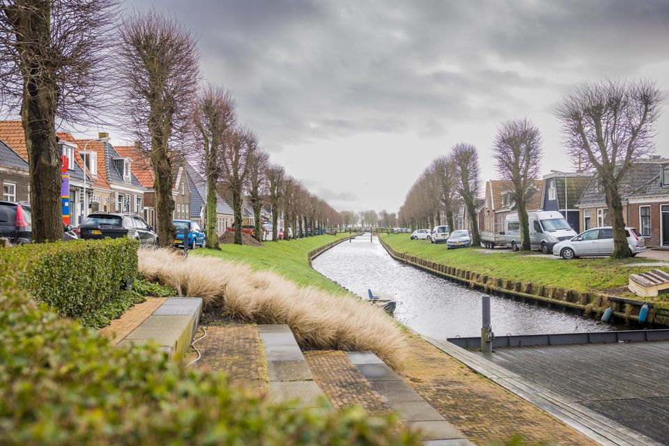straatje in stavoren in het najaar