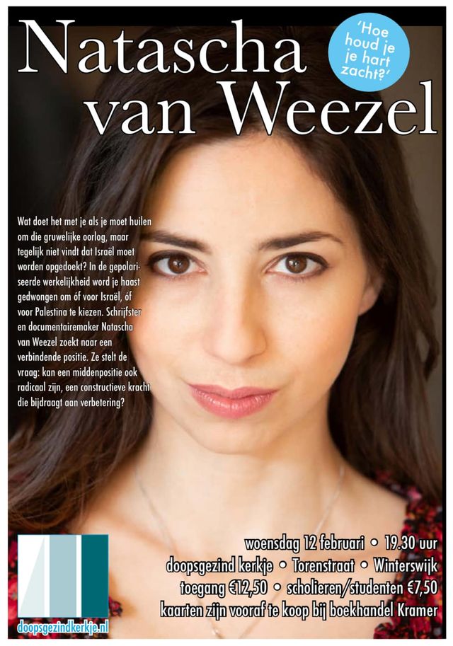 Poster lezing Natascha van Weezel