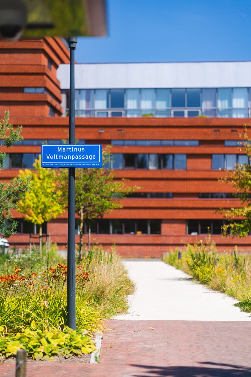 Foto Straßenschild Martinus Veltmanpassage Waalwijk