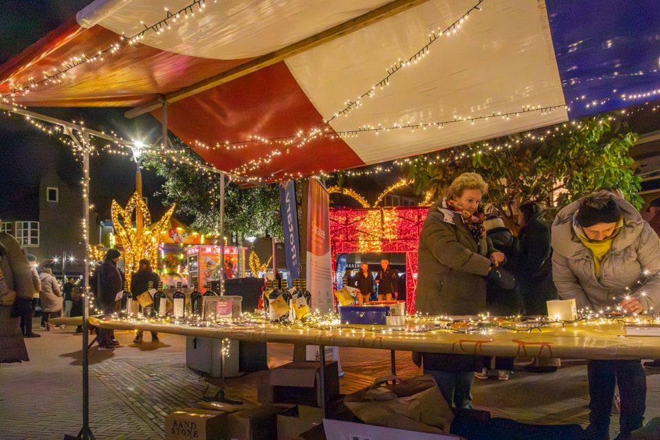 Kerstmarkt in Katwijk Centrum.