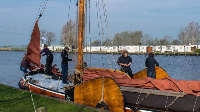 Weekend zeilen; optuigen