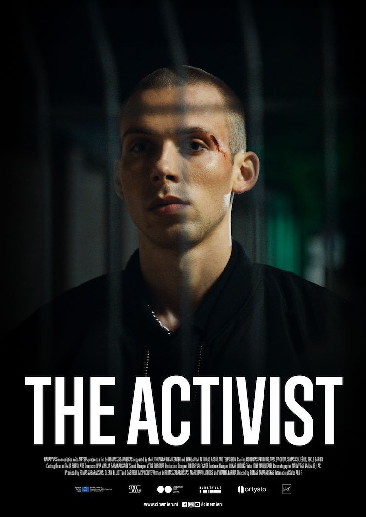 Filmposter van The Activist met de hoofdrolspeler in beeld