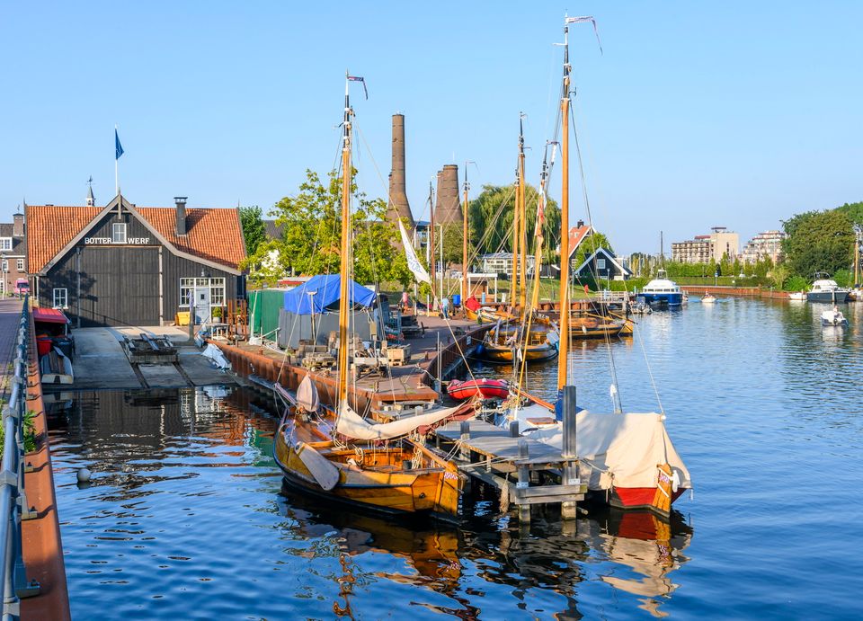 Botterwerf in Huizen