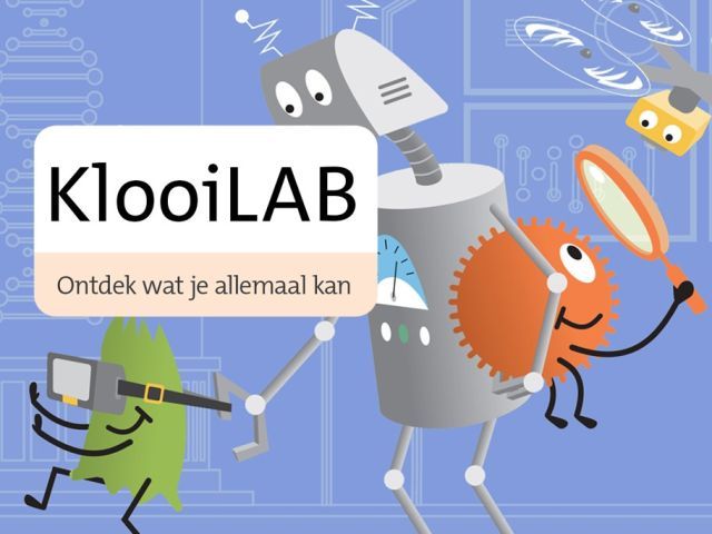 Een poster van KlooiLAB