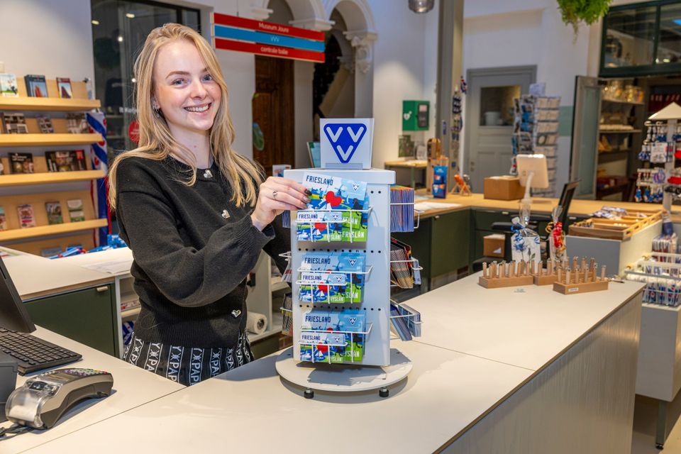 Acceptant van de VVV Fryslân Cadeaukaart.