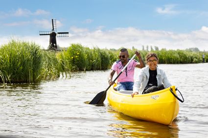 Wormer Jisperveld veenweide kano varen water natuur groen