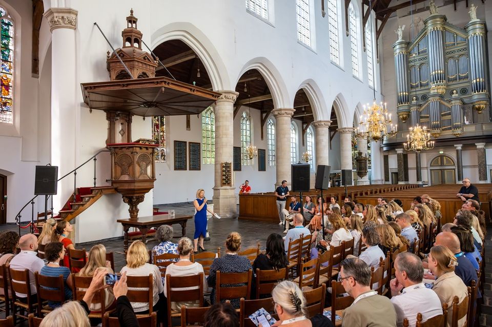 Foto Crossing Borders event in Oude Kerk Delft