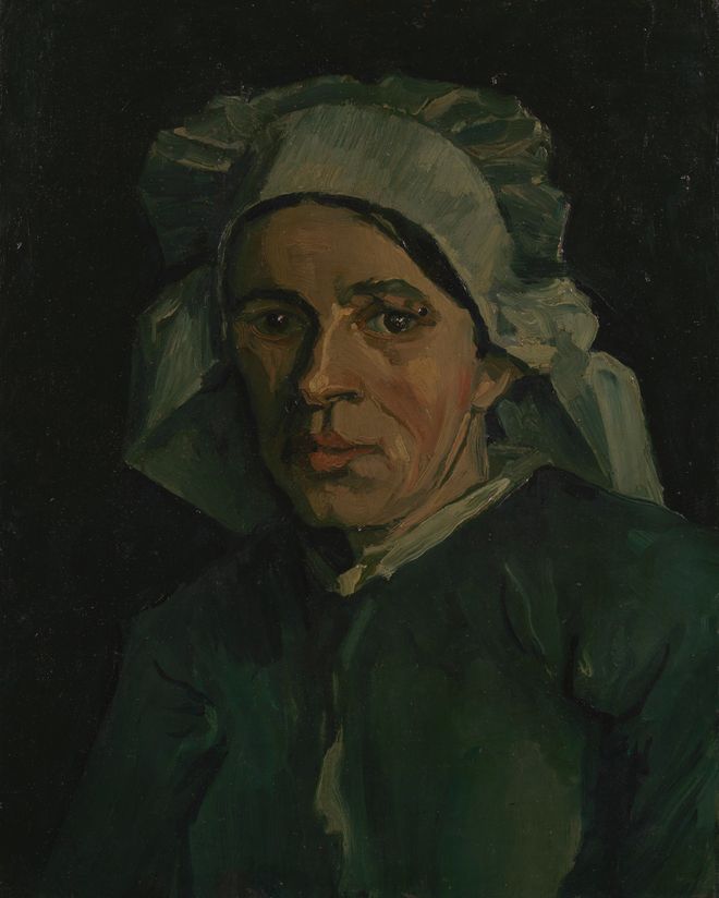 Kop van een vrouw