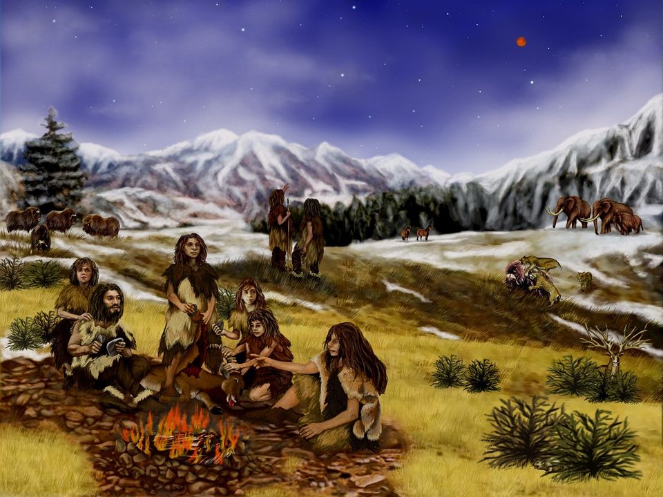 Neanderthaler eten