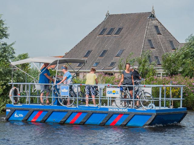 De pont met het huis van C.Snoek, naar de pont is vernoemd.