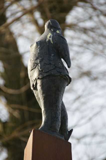 Elfstedentocht beeld Aukje in Franeker