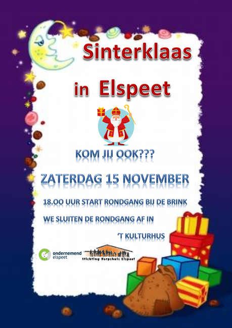 Sinterklaas Intocht Elspeet 2025 poster