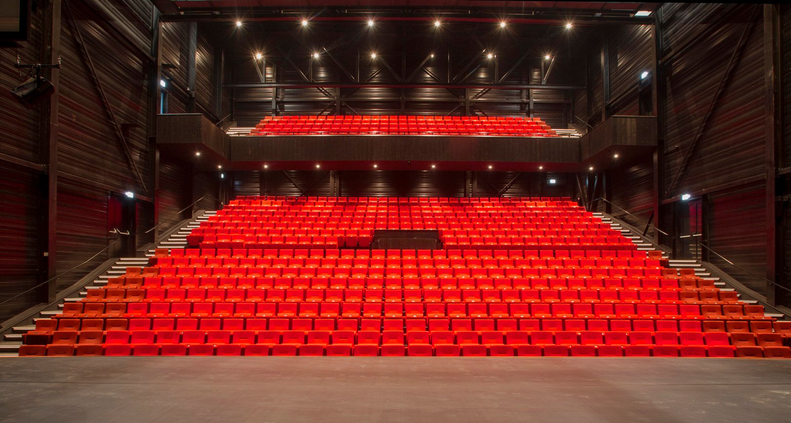 De Grote Zaal van het theater met ca. 650 stoelen
