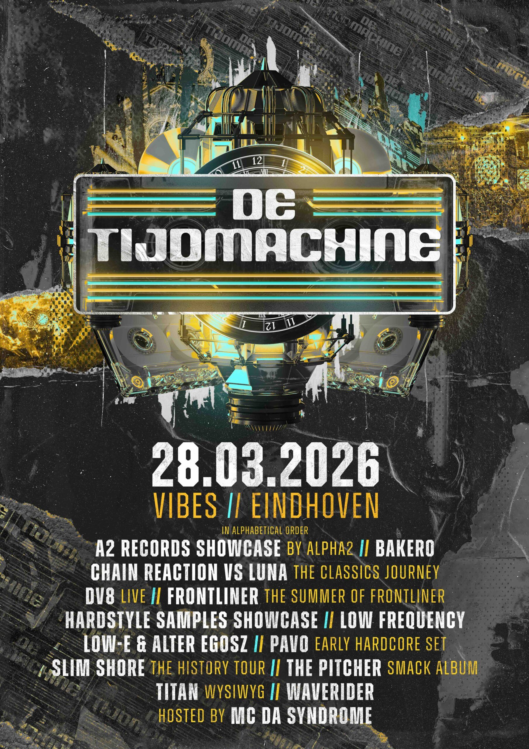 Op zaterdag 28 maart 2026 toveren we Vibes in Eindhoven om tot een plek waar we dat gevoel opnieuw kunnen beleven. We draaien de klok terug, geen veilige comeback, maar de revival van iets dat nooit écht is verdwenen.