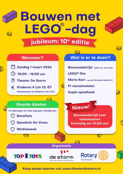 Bouwen met lego dag