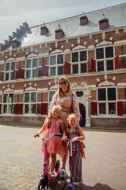 Gezin bij Mauritshuis