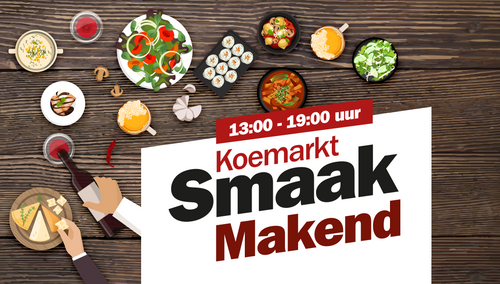 Flyer/poster van Koemarkt Smaakmakend