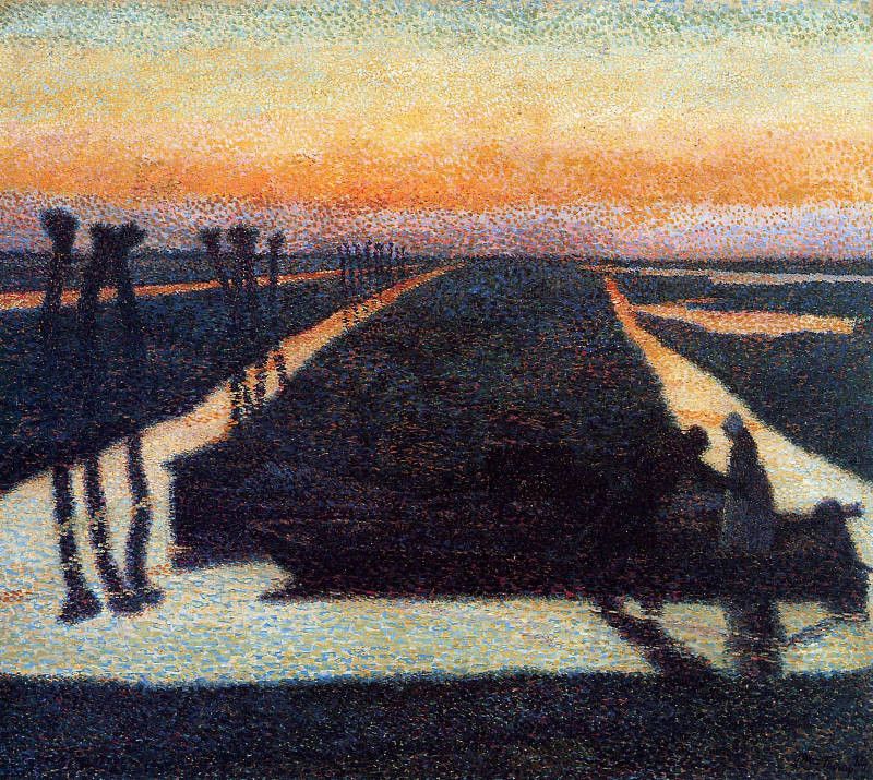 Schilderij van Jan Toorop: Broek in Waterland