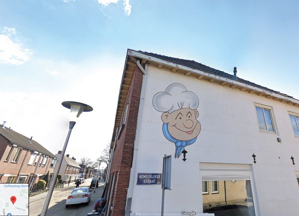 Mural Vrolijk bakkertje