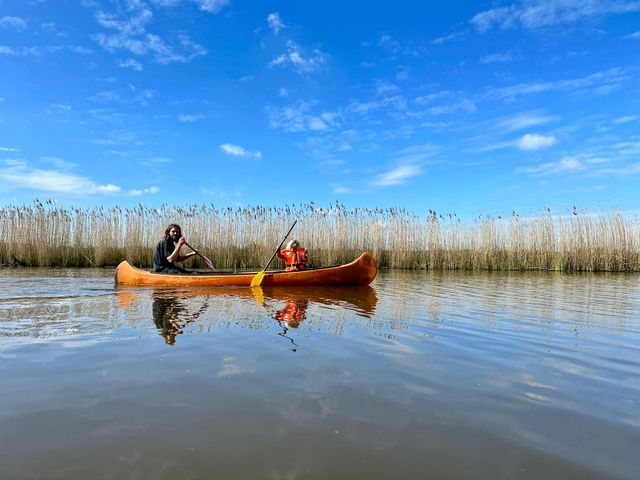 kajak varen op de camping