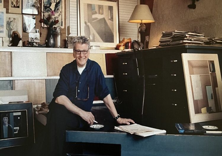 Friso Wiegersma in zijn atelier