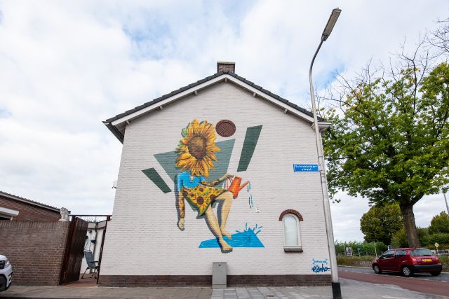 Van Gogh muurschildering Tilburg