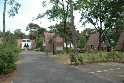 Eén van de bungalows op het park