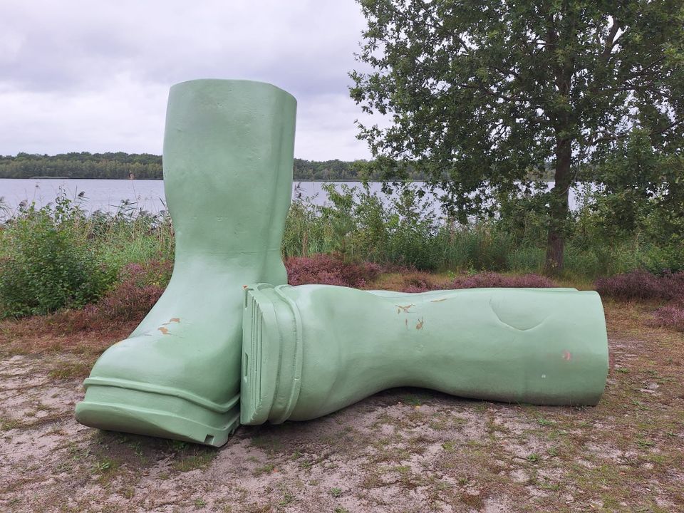 Kunstwerk laarzen