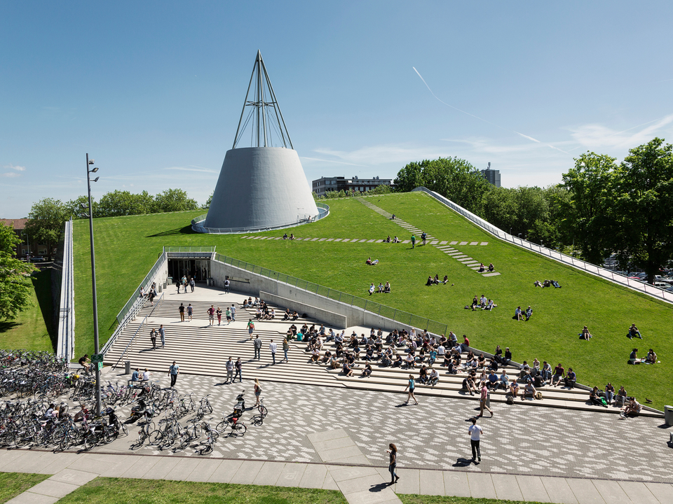 Campus van de TU Delft