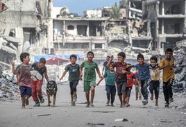 Foto's van Gaza in het Oorlogsmuseum Overloon