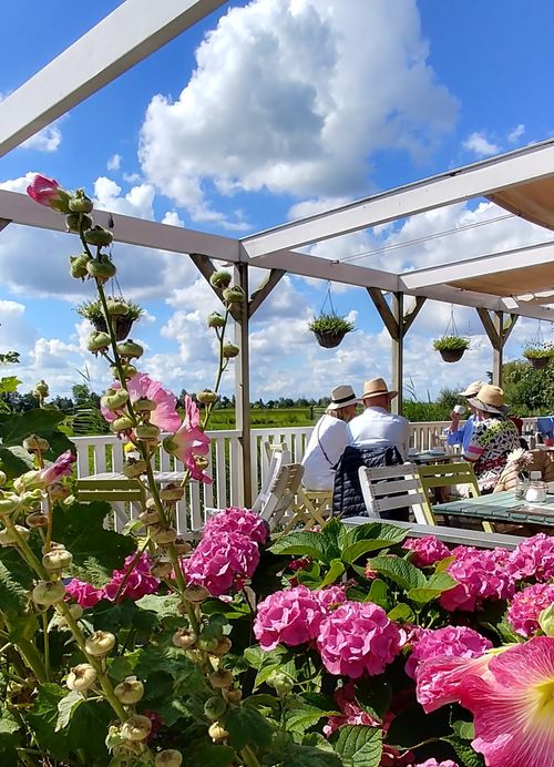 Thee tuin Overleek