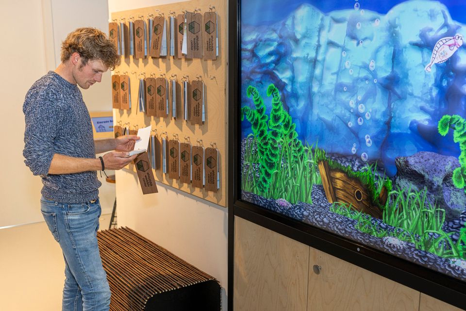 Tamme Smit bezoekt Afsluitdijk Wadden Center