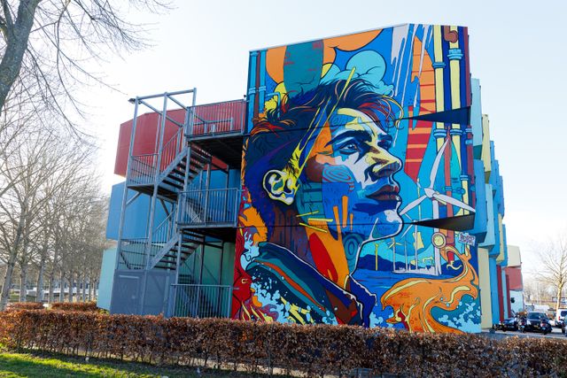 Verhaal van Flevoland streetart